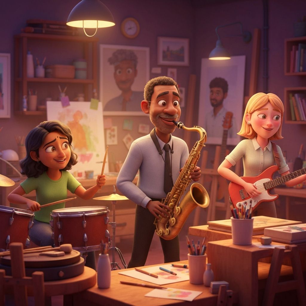 Creative community working together